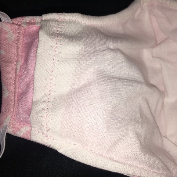 Reusable / Washable Sculpted Mask - Pink Anchor - Picture 5 of 6